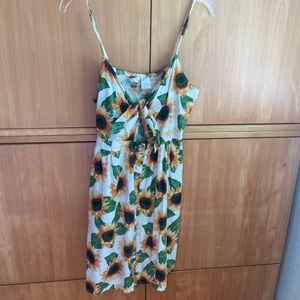 Sun flower summer dress